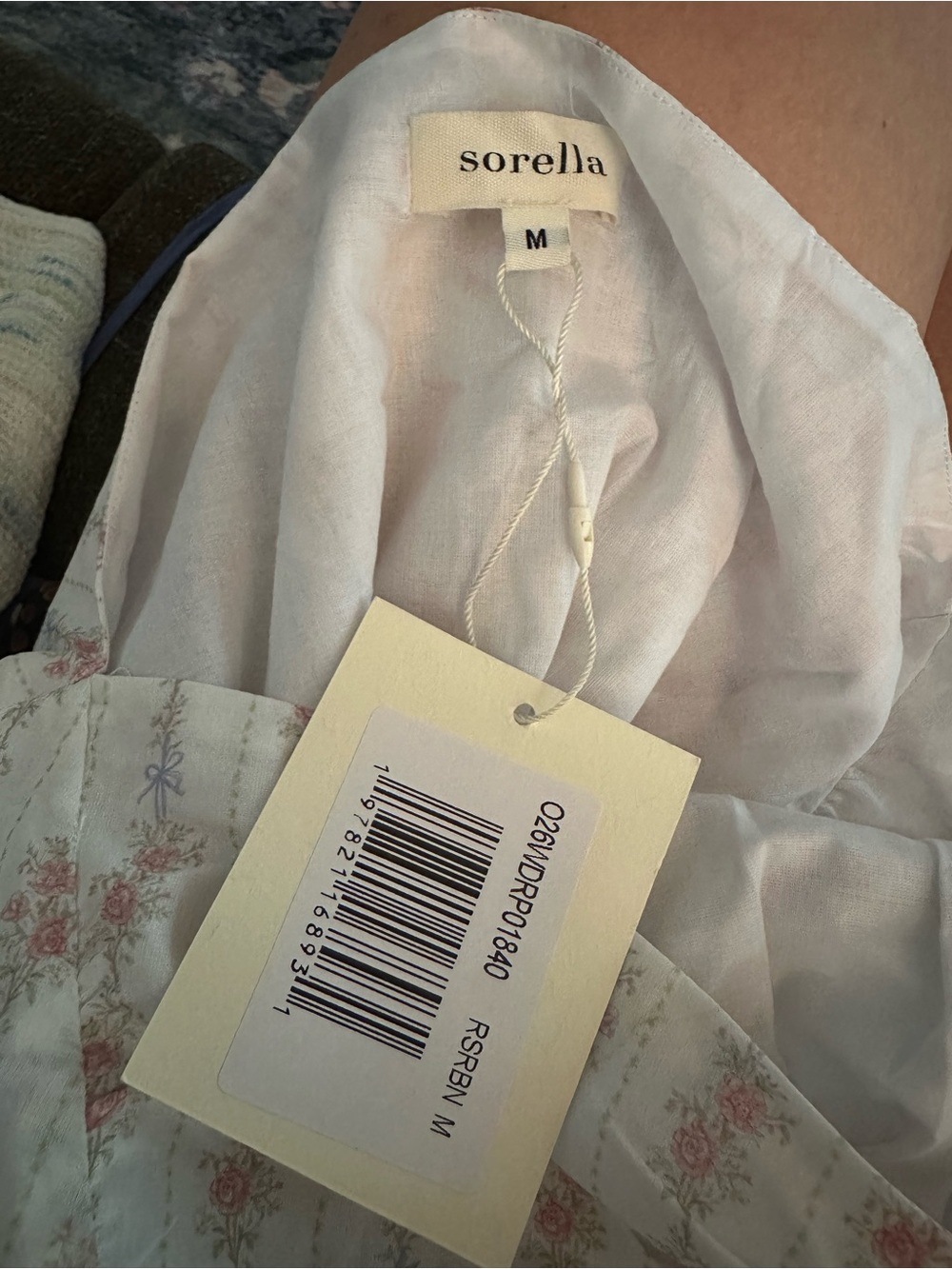 Aje Factory White Maxi Dress with Pink Floral Print - Picture 4 of 4
